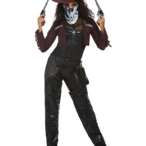 Deluxe Dark Spirit Western Cowgirl Costume
