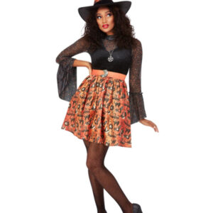 Vintage Witch Costume, Orange