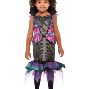Toddler Dark Mermaid Costume, Purple