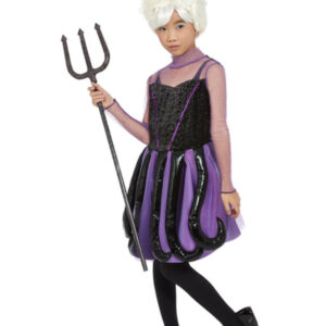 Evil Sea Witch Costume, Black