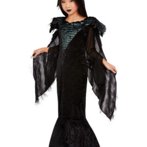Deluxe Raven Princess Costume, Black