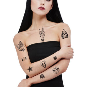 Smiffys Make-Up FX, Icon Tattoo Transfers