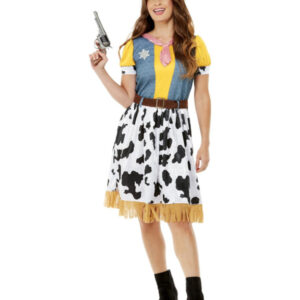 Western Cowgirl Costume, Yellow