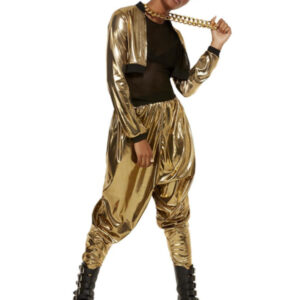 80s Hammer Time Costume, Gold