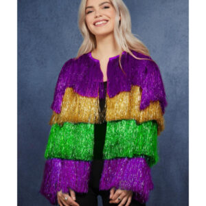 Fever Tinsel Mardi Gras Jacket