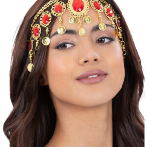 Grecian Gold & Ruby Headdress