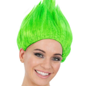 90s Troll Wig, Green