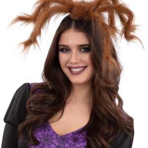 Hairy Tarantula Spider Headband, Brown