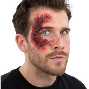 Smiffys Make-Up FX, Burnt Skin Kit, 20g Scab Blood