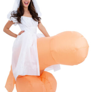 Bride On Inflatable Penis Costume