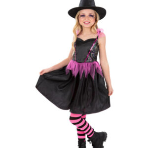 Rainbow Web Witch Costume