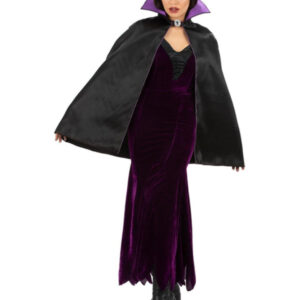 Dark Queen Cape with Collar, Adult