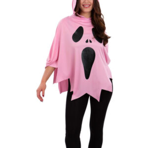 Pink Ghost Poncho