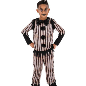 Dark Vintage Clown Costume, Boys