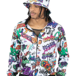 90s Hip Hop Graffiti Jacket