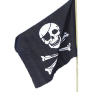 Pirate Flag, 45x30cm / 18inx12in, Black