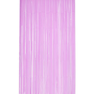 Matt Fringe Curtain Backdrop, Baby Pink