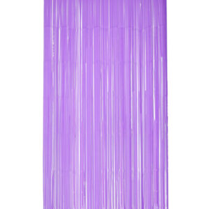 Matt Fringe Curtain Backdrop, Purple