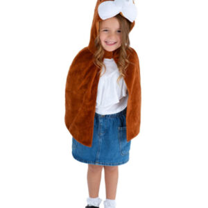 Deluxe Fox Plush Cape, Kids