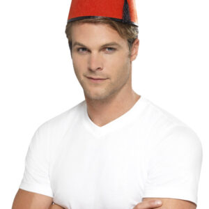 Fez Hat, Red