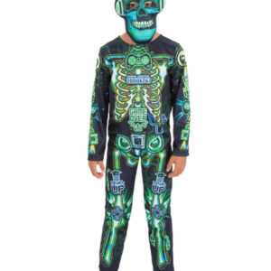 Skeleton Gamer Costume, Glow in the Dark