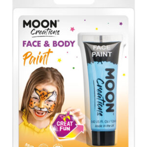 Moon Creations Face & Body Paint, Light Blue