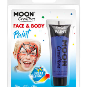 Moon Creations Face & Body Paint, Dark Blue