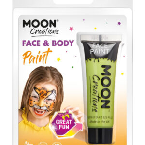 Moon Creations Face & Body Paint, Lime Green