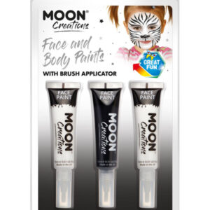 Moon Creations Face & Body Paints and Brush,