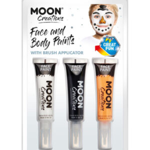 Moon Creations Face & Body Paints and Brush,