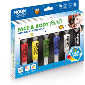 Moon Creations Face & Body Paints, Assorted