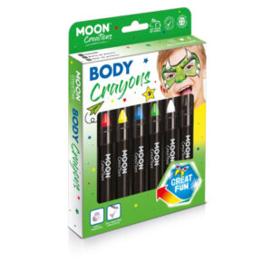 Moon Creations Body Crayons, Assorted