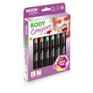 Moon Creations Body Crayons, Assorted