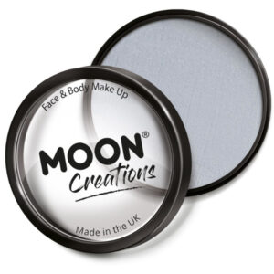 Moon Creations Pro Face Paint Cake Pot, Light Grey