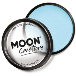 Moon Creations Pro Face Paint Cake Pot, Light Blue