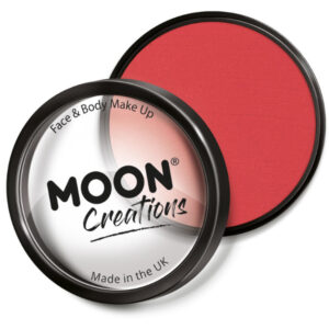 Moon Creations Pro Face Paint Cake Pot, Bright Red