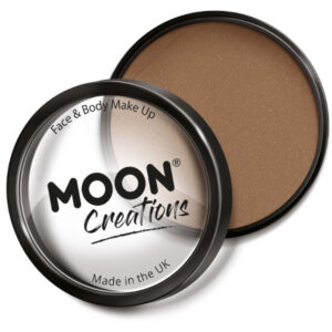 Moon Creations Pro Face Paint Cake Pot,Light Brown
