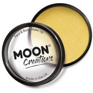 Moon Creations Pro Face Paint Cake Pot,Golden Sand