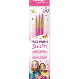 Moon Creations Face Paint Brushes, Pink