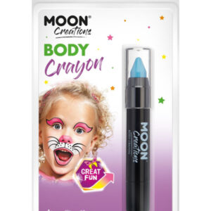 Moon Creations Body Crayons, Light Blue