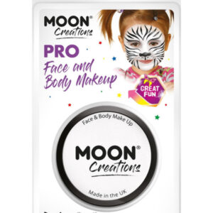 Moon Creations Pro Face Paint Cake Pot, White