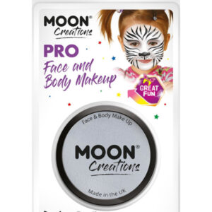 Moon Creations Pro Face Paint Cake Pot, Light Grey