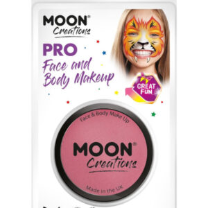 Moon Creations Pro Face Paint Cake Pot,Bright Pink