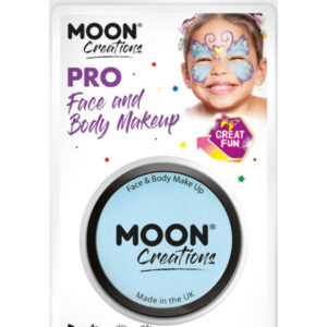 Moon Creations Pro Face Paint Cake Pot, Light Blue