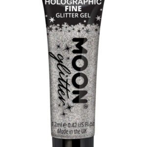 Moon Glitter Holographic Fine Glitter Gel, Silver