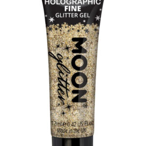 Moon Glitter Holographic Fine Glitter Gel, Gold