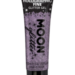 Moon Glitter Holographic Fine Glitter Gel, Purple