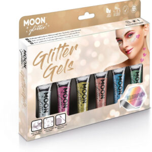 Moon Glitter Holographic Fine Glitter Gel,Assorted
