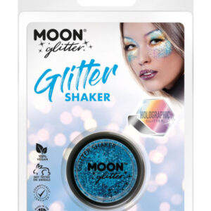Moon Glitter Holographic Glitter Shakers, Blue