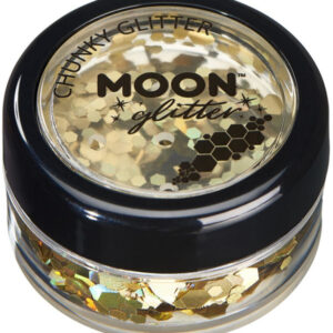 Moon Glitter Holographic Chunky Glitter, Gold